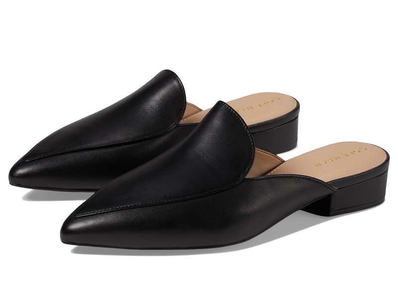 コールハーン レディース シューズ スリッポン・ローファー Cole Haan Piper Mule Black Leather ブラック