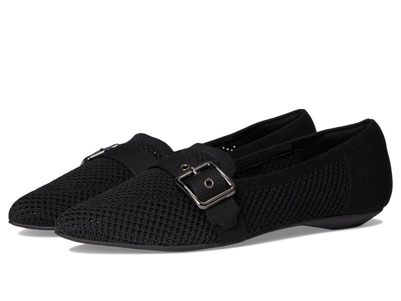 アンクライン レディース シューズ オックスフォード Anne Klein Oakland Blacknit ブラック