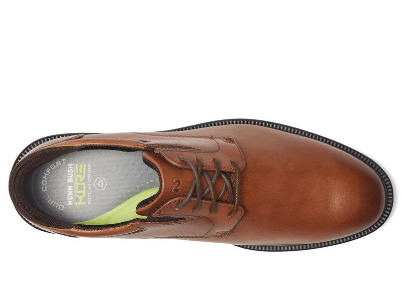 ノンブッシュ メンズ シューズ オックスフォード Nunn Bush Kore Icon Plain Toe Oxford Easy On Easy Off Dress Casual Shoe Cog