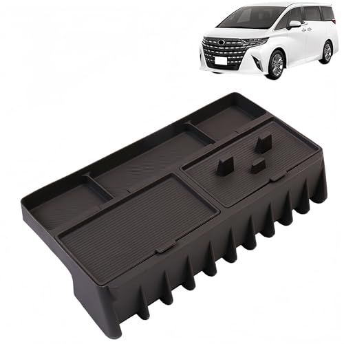 適用新型アルファード40系 ヴェルファイア 40系 アクセサリー ナビ トレイ コンソール トレイ 収納 ボックス カスタムパーツ 専用内装グッズ (ブラウン)ts 1b6cc09c