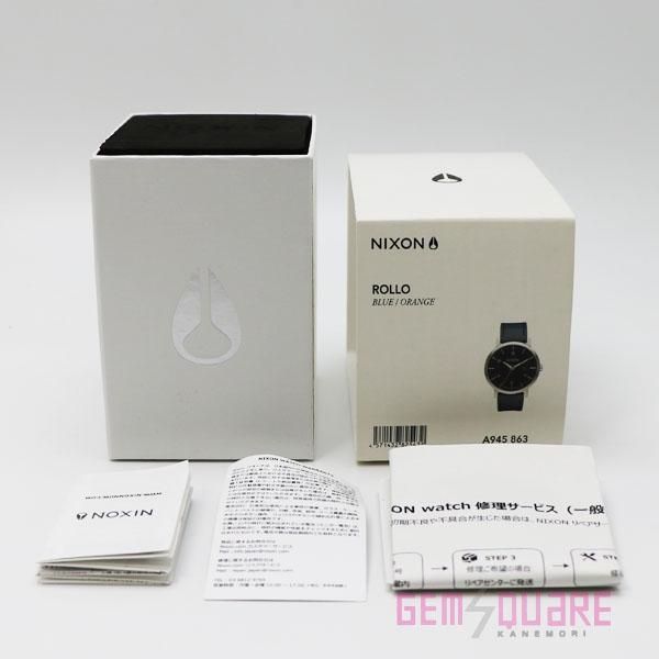 NIXON ニクソン ロロ クォーツ 腕時計 男 ブルー SS 未使用品 A945 863