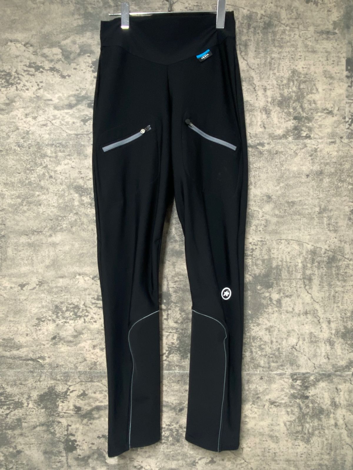 KF566 アソス assos OFF-ROAD TRAIL EXPLORER WINTER CARGO PANTS パンツ 黒 S 裏起毛 ※ゴム切れ