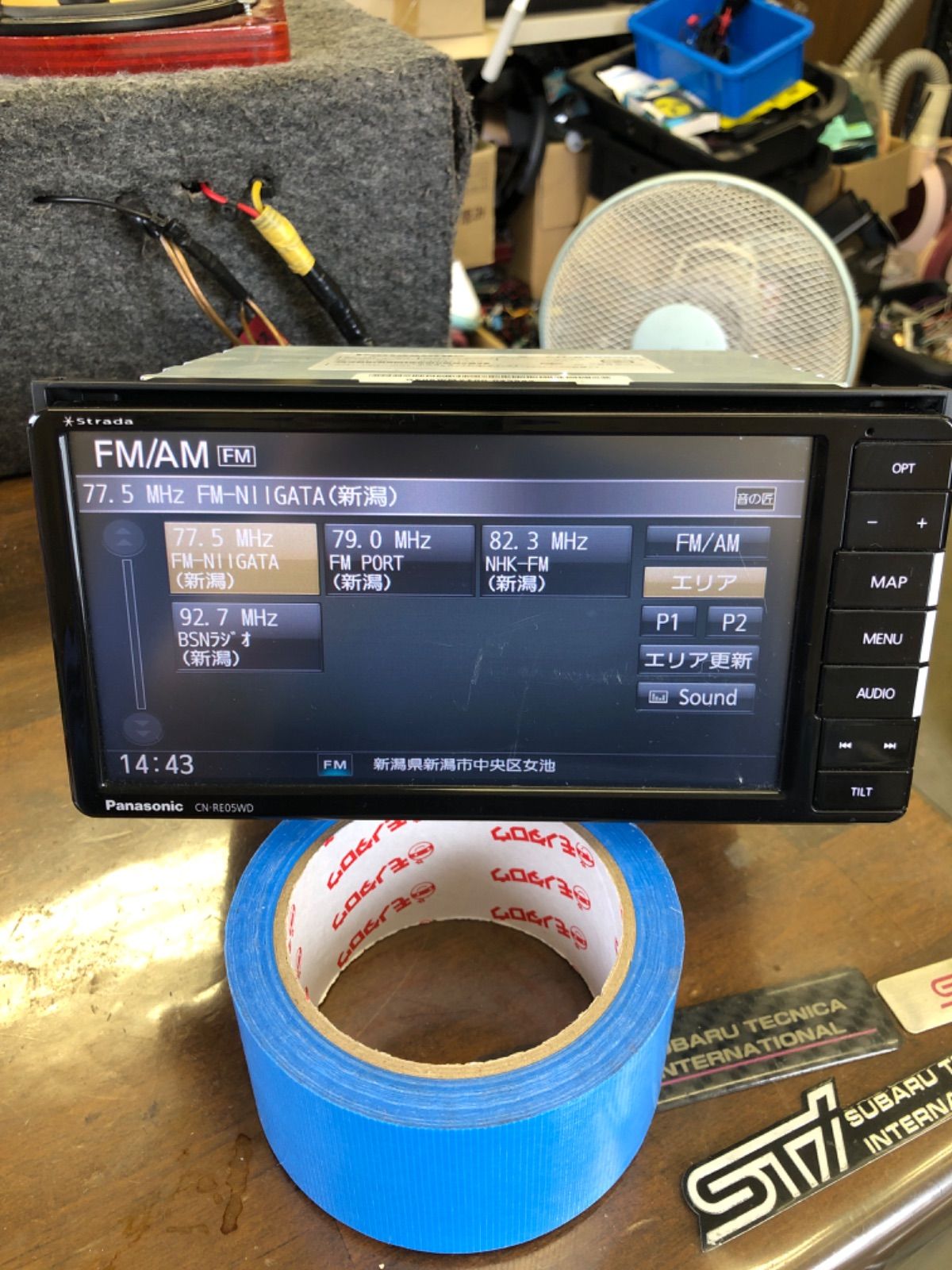 カーナビ panasonic CN-RE05WD DVD 地デジ Bluetooth