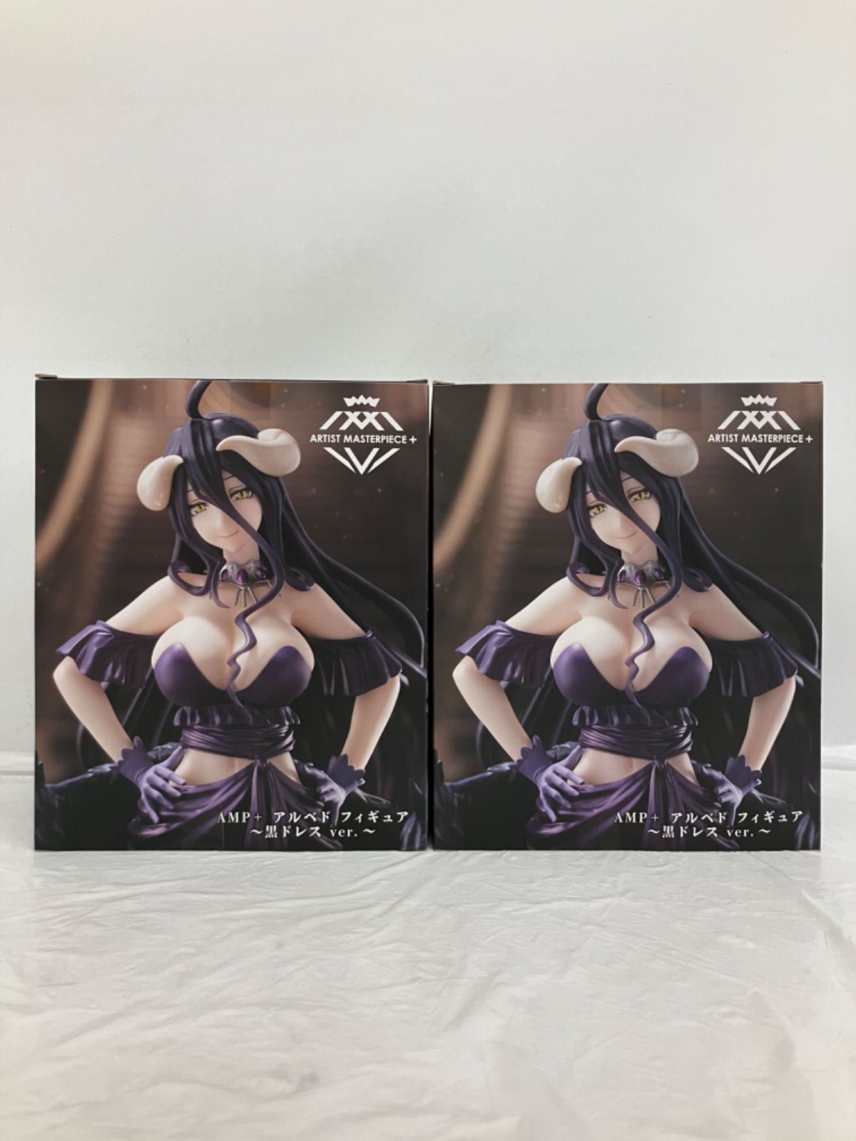 未開封 オーバーロード AMP アルベド フィギュア 黒ドレス 2個セット