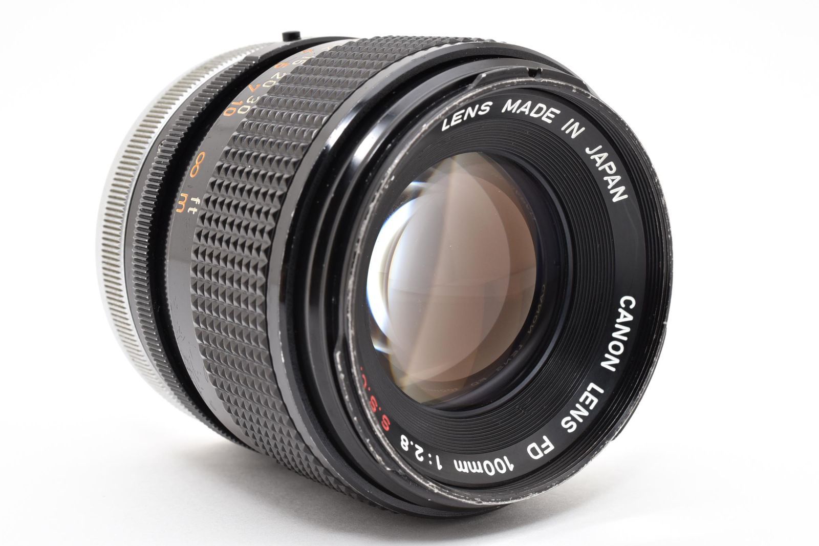 Canon FD 100mm F2.8 S.S.C. 中望遠単焦点レンズ フード付 FDマウント