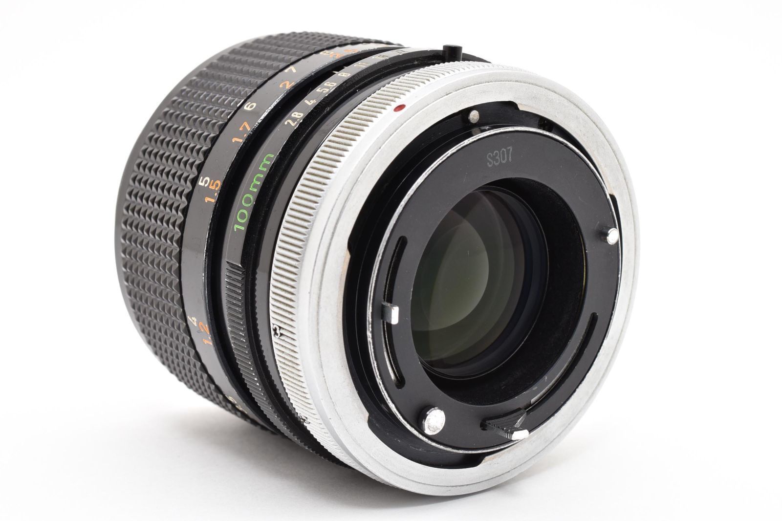 Canon FD 100mm F2.8 S.S.C. 中望遠単焦点レンズ フード付 FDマウント
