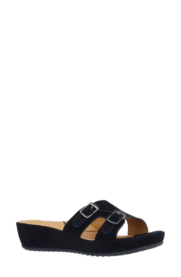 ラモールドピード レディース シューズ ヒール サンダル LAmour des Pieds Careena Wedge Slide Sandal Black ブラック