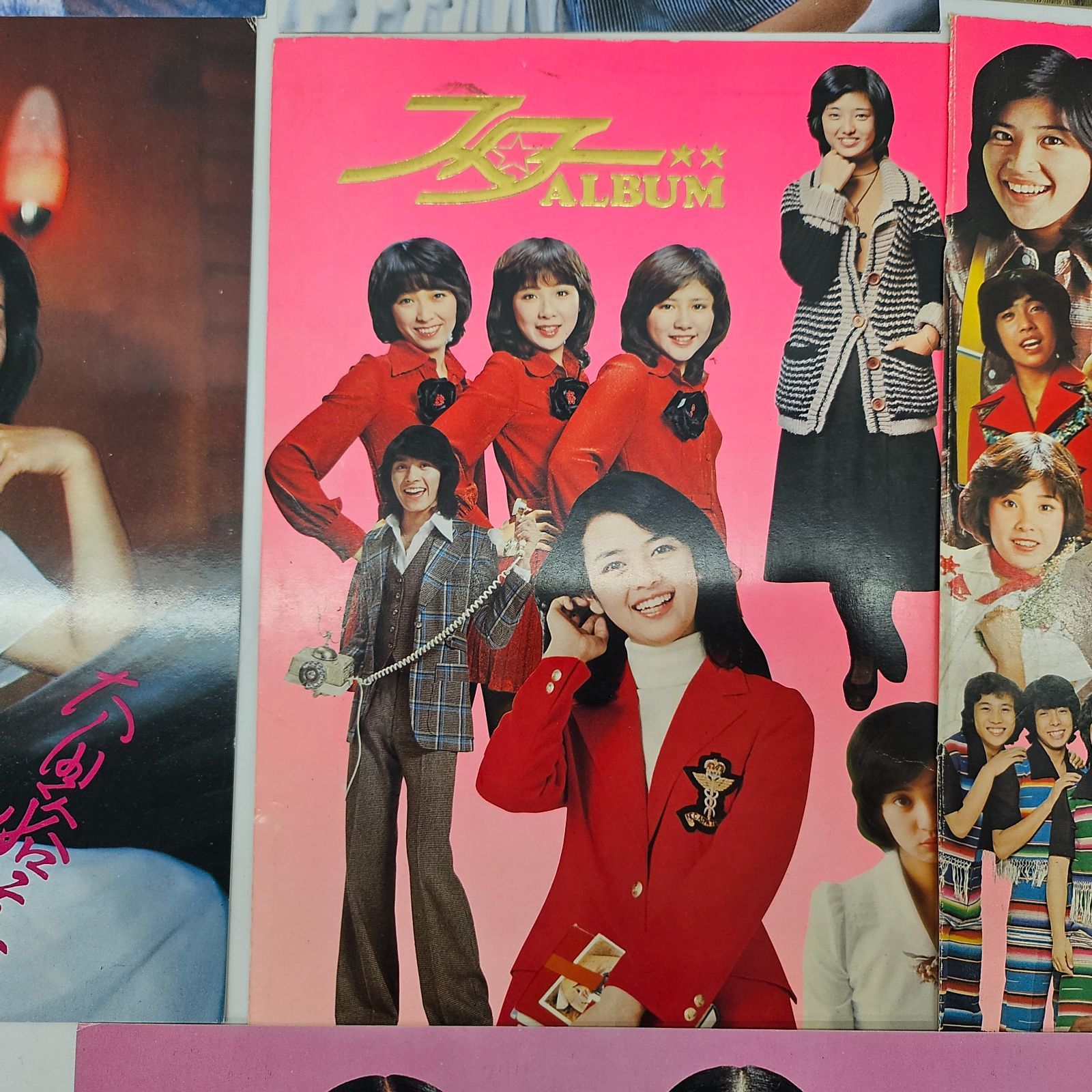 特大ポートレート 昭和レトロ アイドル 当時物 西崎みどり 松本ちえこ