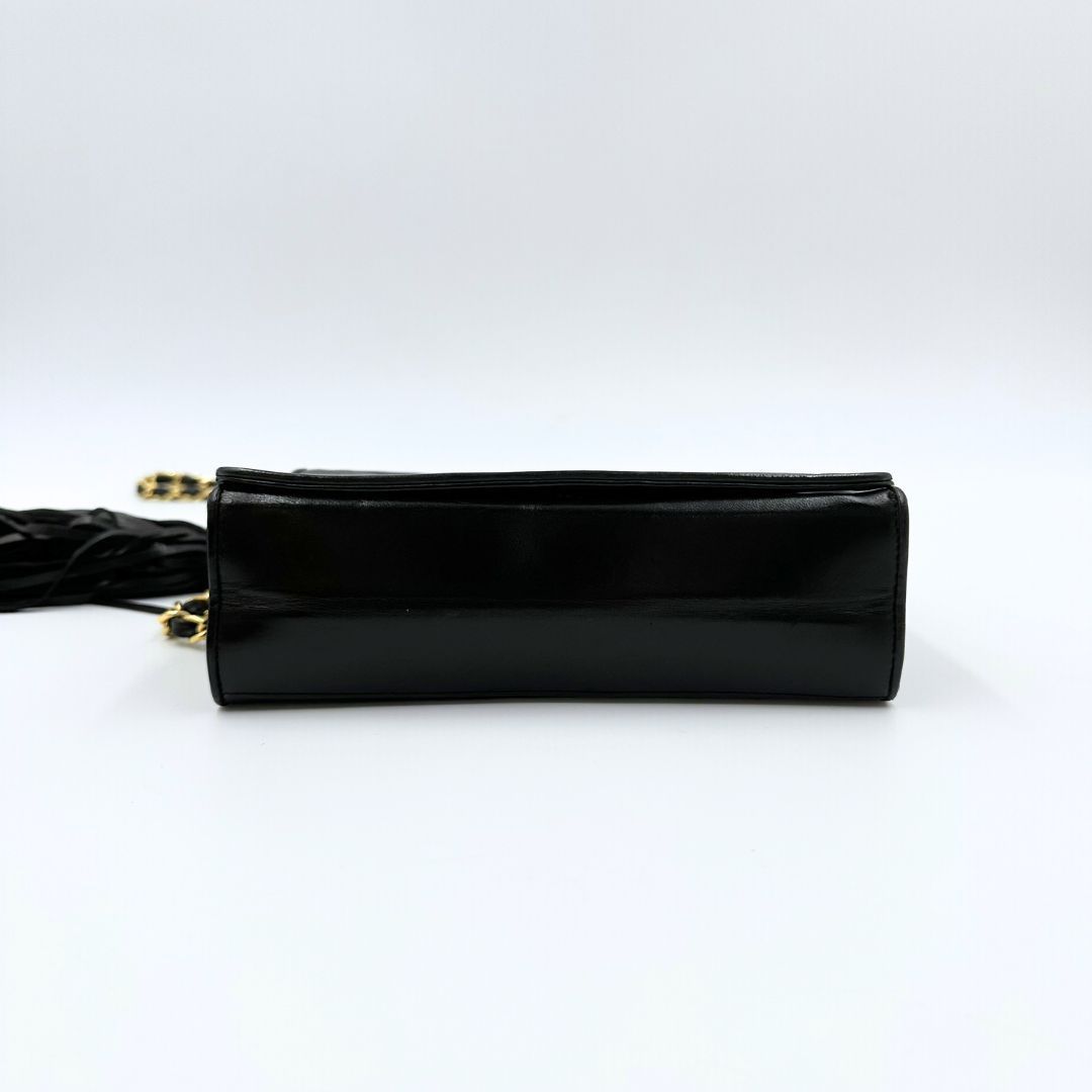 美品】Chanel デカココ マトラッセ フリンジ チェーンショルダーバッグ