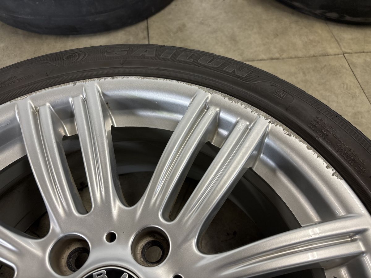 ダブルスポーク383M】BMW F20 1シリーズ Mスポーツ 純正 17in 7.5J +43