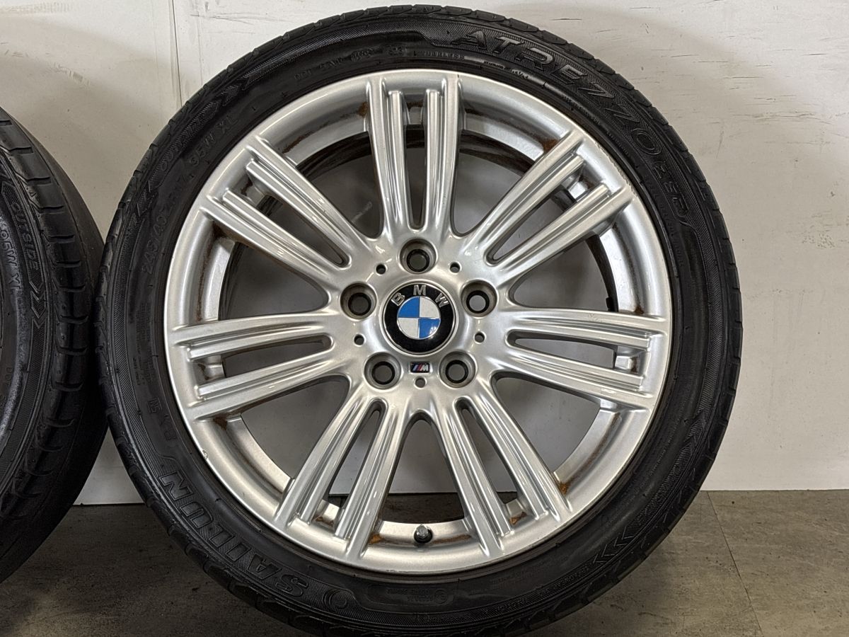 ダブルスポーク383M】BMW F20 1シリーズ Mスポーツ 純正 17in 7.5J +43