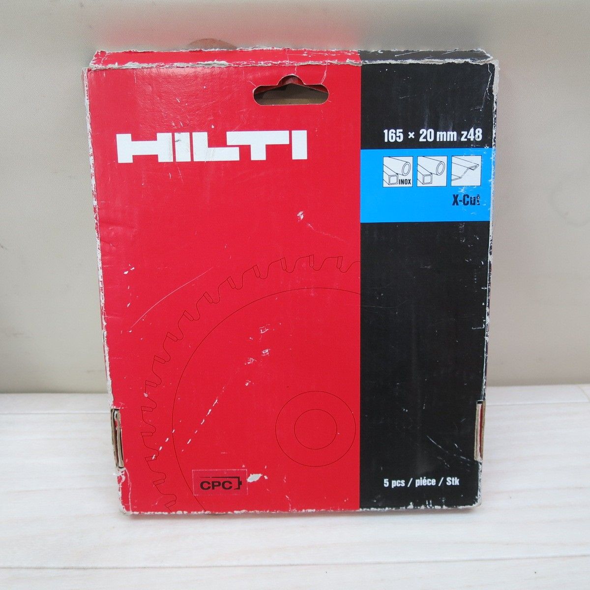 [送料無料] 未使用☆HILTI ヒルティ チップソー SCB M Xcut 165 #2116377 丸ノコ 丸鋸 マルノコ 金属 ステンレス 替刃 切断 5枚セット☆