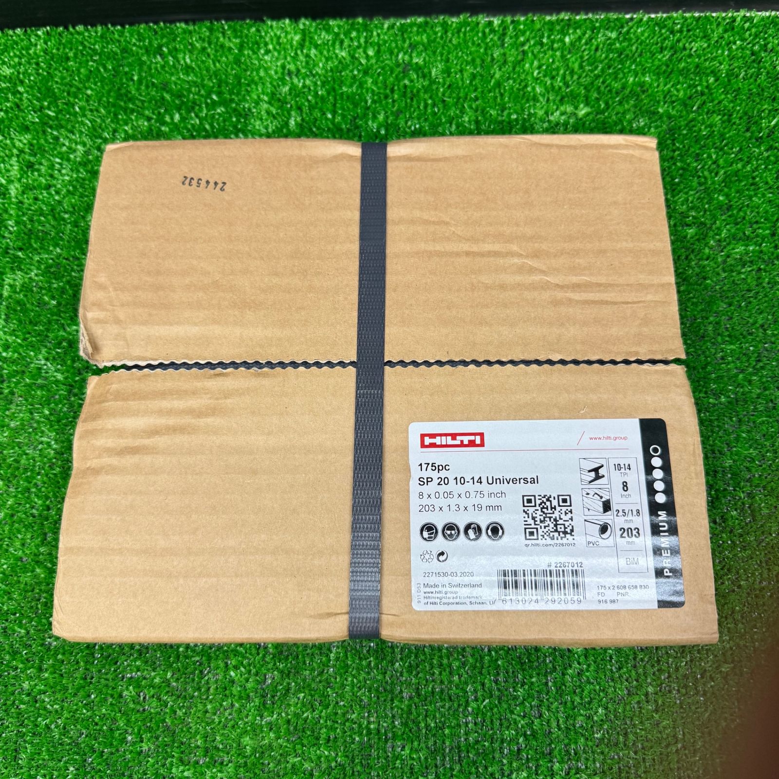 【未使用】ヒルティ(HILTI) レシプロソーブレード SP20 10-14Univaesal(175pc) 203mm×1.3mm×19mm #2267012 多用途175枚入り【電材館越谷店】