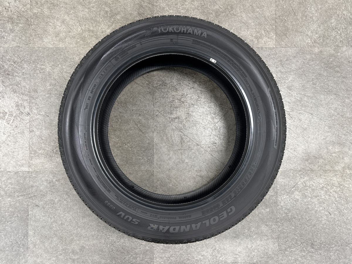 2026年製 バリ溝】ヨコハマ ジオランダー SUV G055 225/55R18 4本 