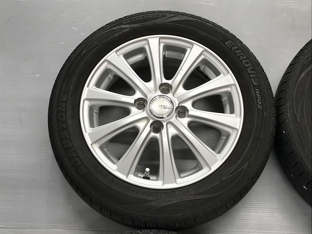 ◎すぐ使えます バリ溝 155/65R14 傷少良品 14inc 4.5J +45 100/4H