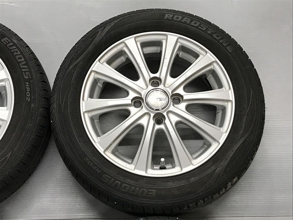 ◎すぐ使えます バリ溝 155/65R14 傷少良品 14inc 4.5J +45 100/4H