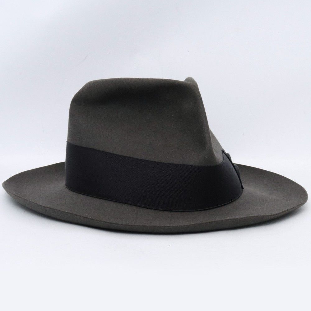 GLAD HAND JOHN G ビーバーフェルトハット 60cm チャコールグレー