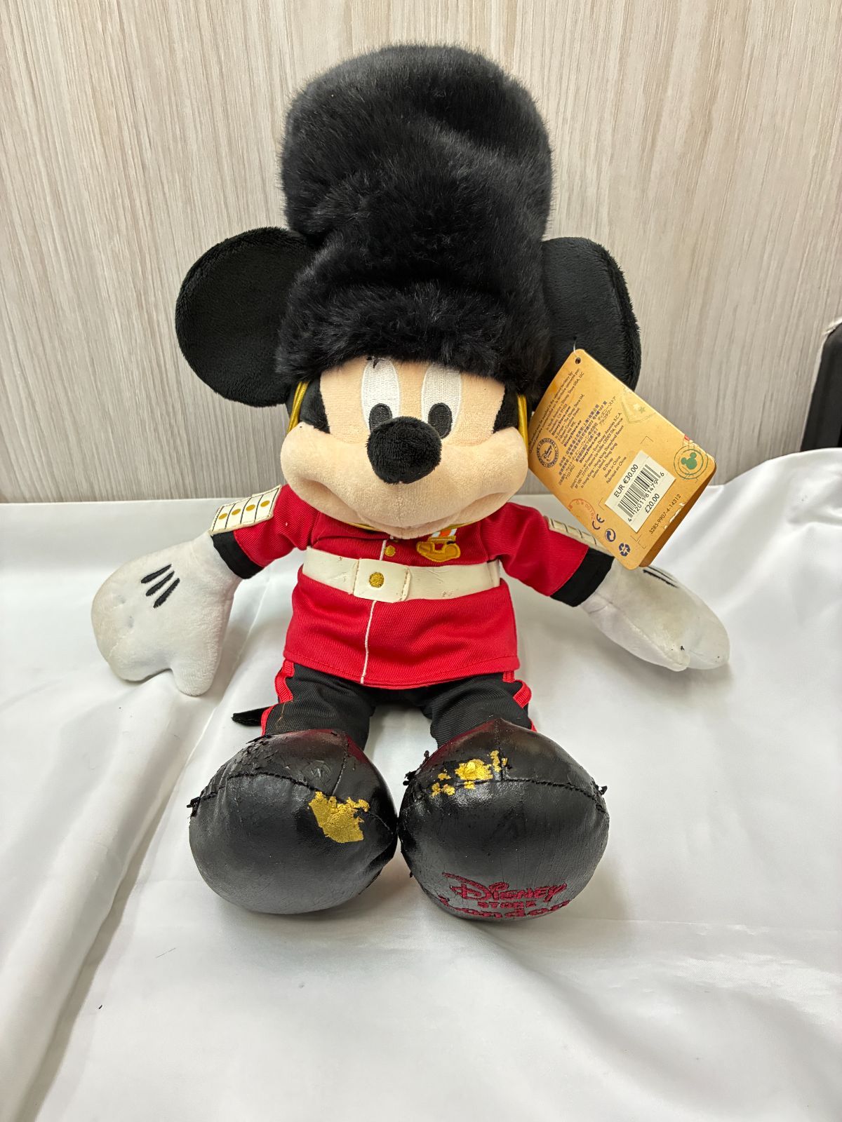N【中古品】ミッキー ミニー ぬいぐるみ ディズニーストア ロンドン