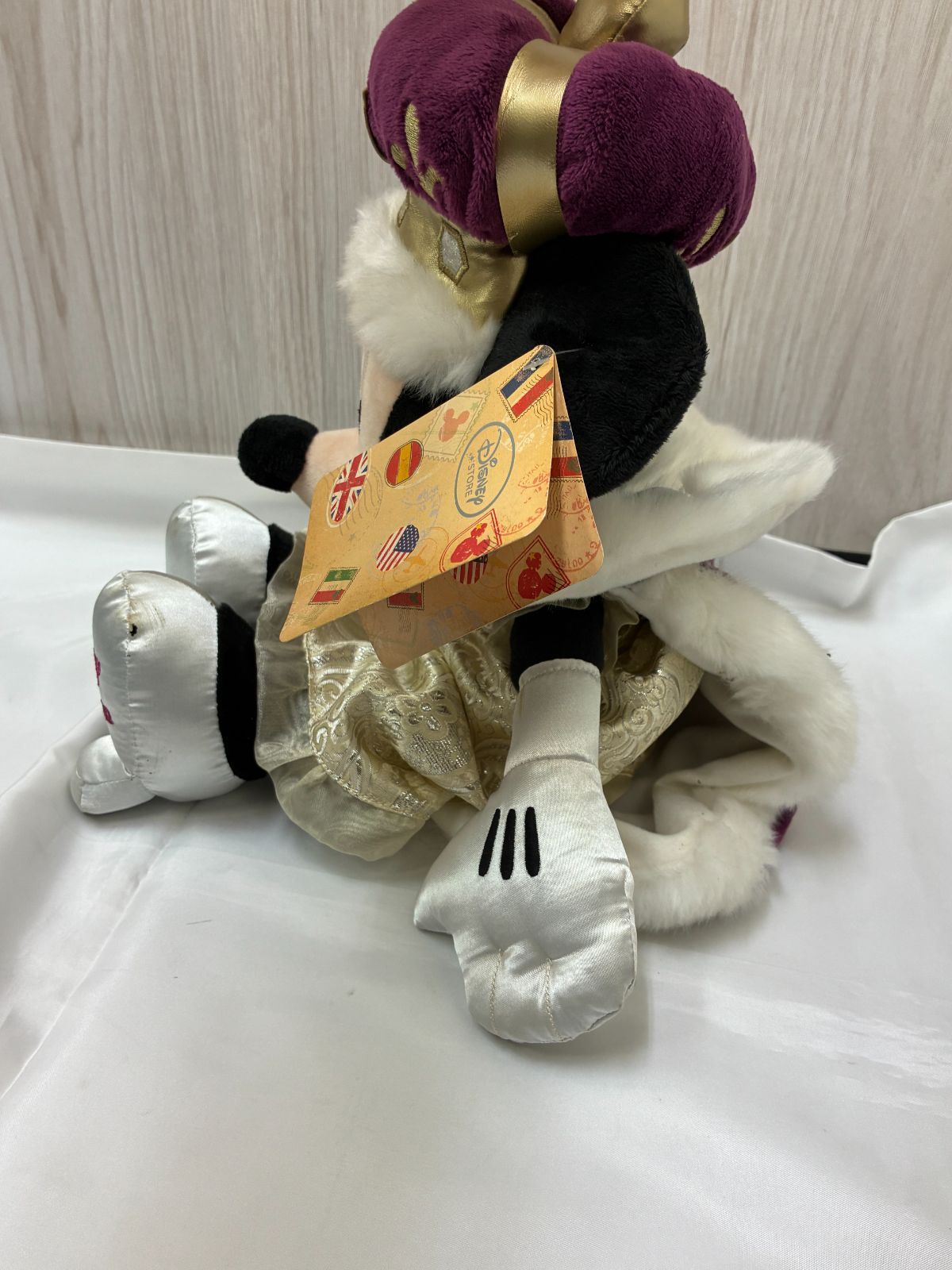 N【中古品】ミッキー ミニー ぬいぐるみ ディズニーストア ロンドン