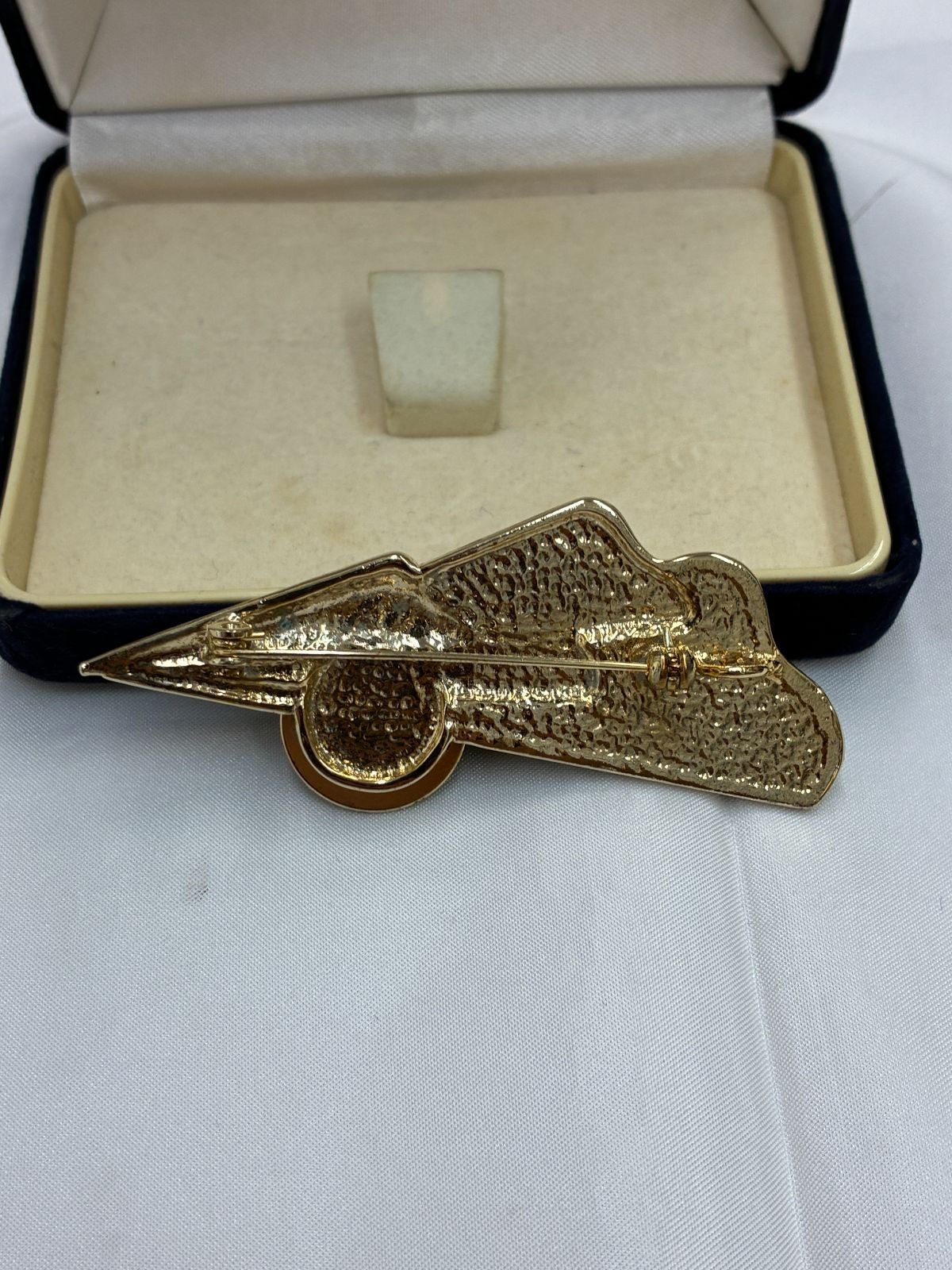 N【ヴィンテージ】タサキ TASAKI パール ブローチ ゴールド 金 高級感