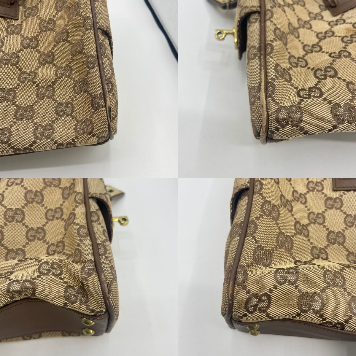 GUCCI グッチ トートバッグ ハンドバッグ レディース ブラウン系