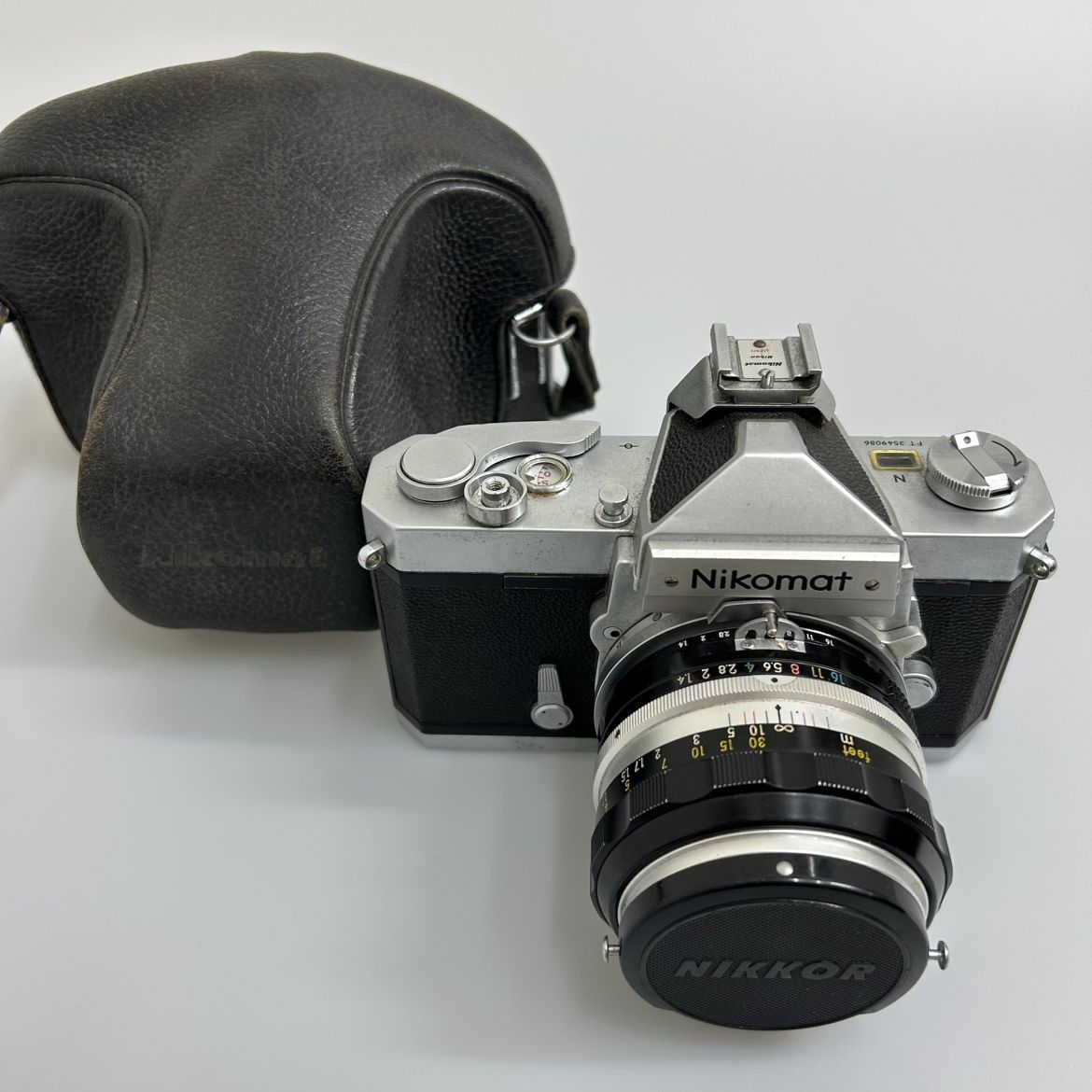 Nikon ニコン Nikomat FTN フィルムカメラ レンズ付き カバー付き