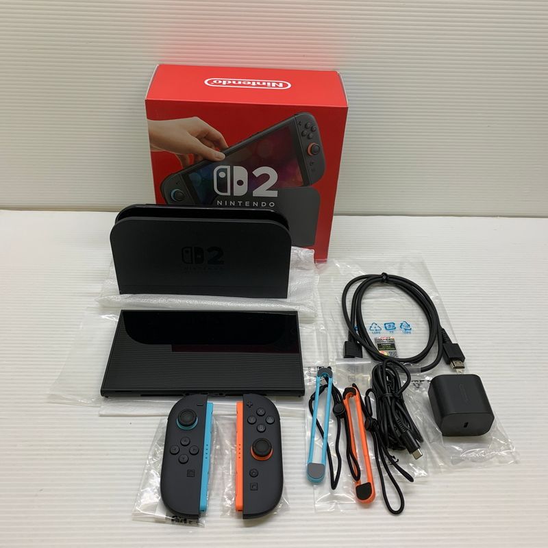 Nintendo Switch 任天堂スイッチ　中古　グリップ欠品　箱ケース付き 中古品】 Nintendo Switch 2(日本語・国内専用) ニンテンドースイッチ2