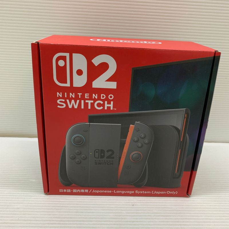 Nintendo Switch 任天堂スイッチ　中古　グリップ欠品　箱ケース付き 中古品】 Nintendo Switch 2(日本語・国内専用) ニンテンドースイッチ2