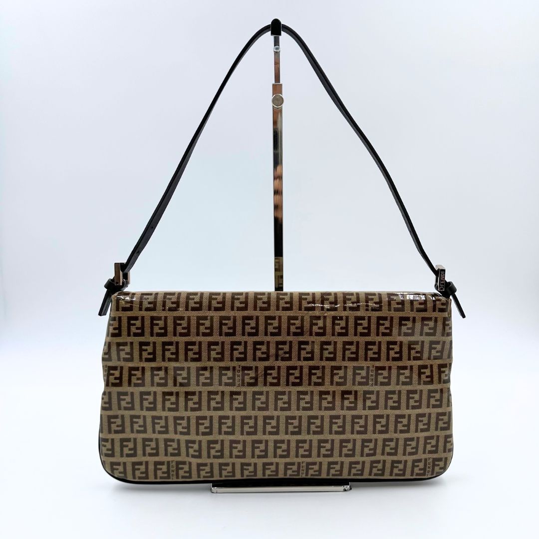 美品】Fendi ズッキーノ マンマバケット ワンショルダーバッグ