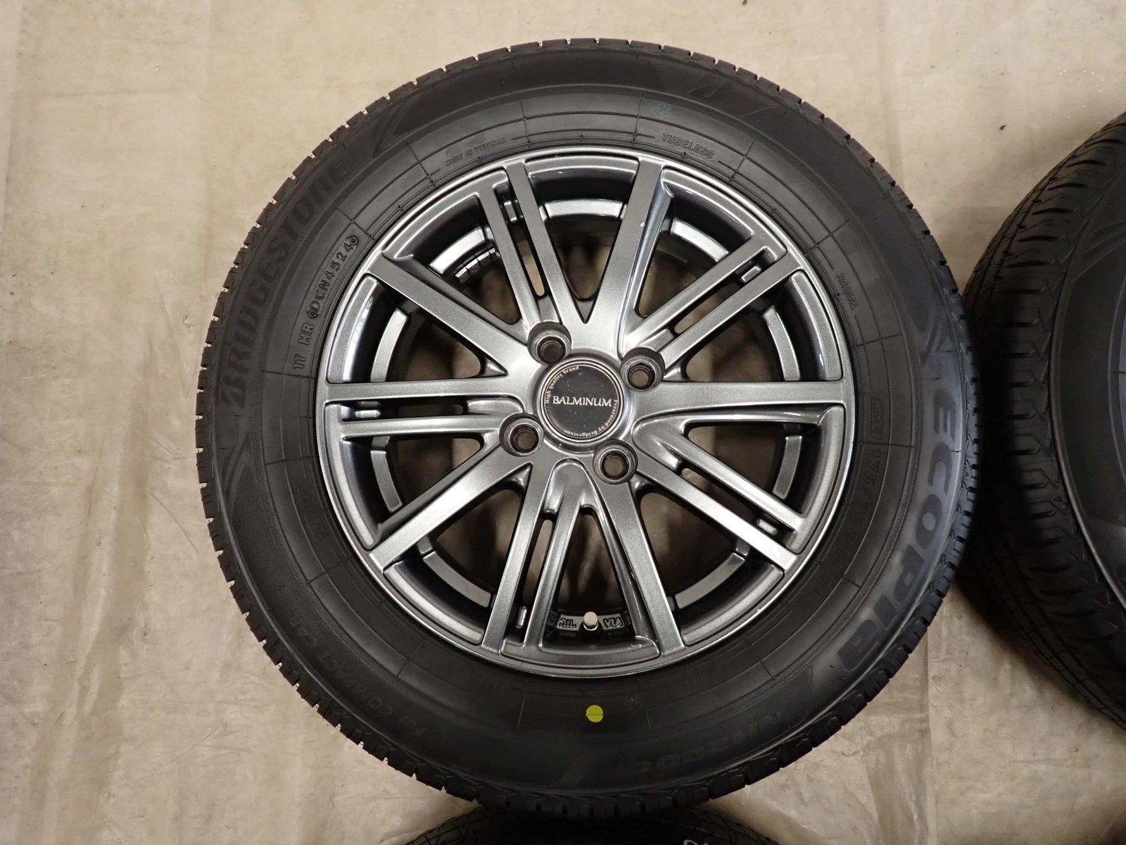夏4本SET 会社宛 送料無料 175/70R14×5.5J 84S ブリヂストン ECOPIA 
