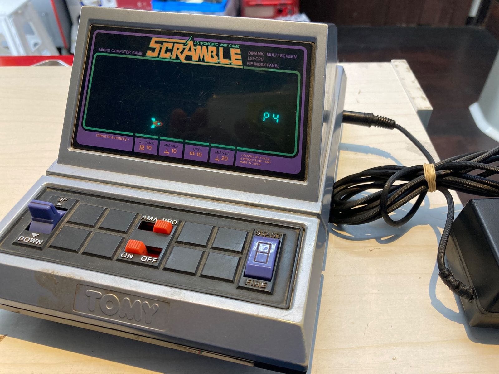 TOMY SCRAMBLE ゲーム機　値下げ交渉OK 中古ゲーム] TOMY Micro Computer Game Scramble - メルカリ