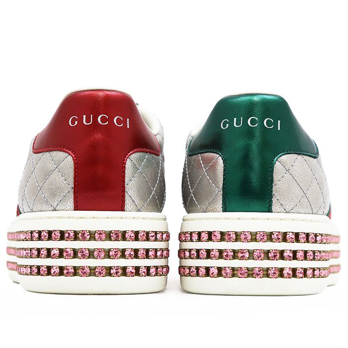 極美品】GUCCI グッチ キルティング スニーカー サイズ 36 1/2