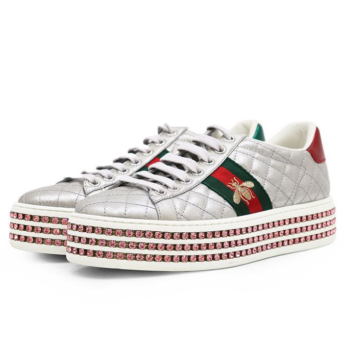 極美品】GUCCI グッチ キルティング スニーカー サイズ 36 1/2
