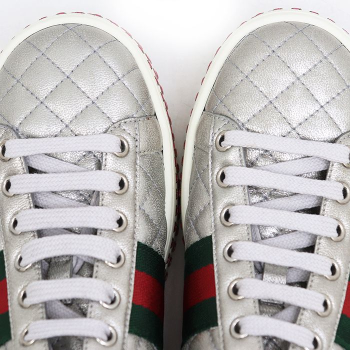 極美品】GUCCI グッチ キルティング スニーカー サイズ 36 1/2