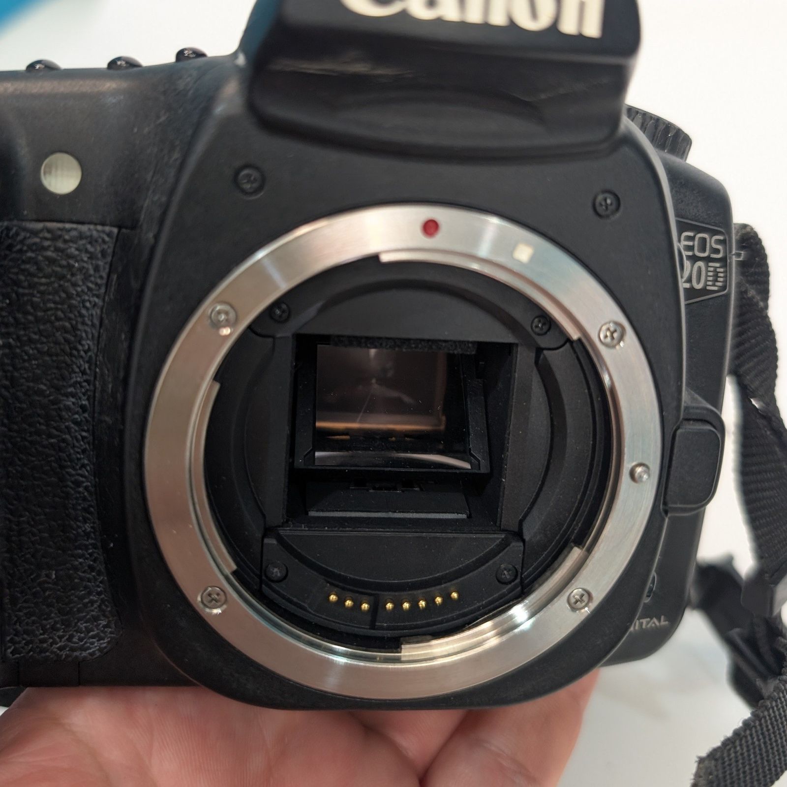Canon EOS 20D デジタル一眼レフカメラ ボディ ストラップ付属 動作