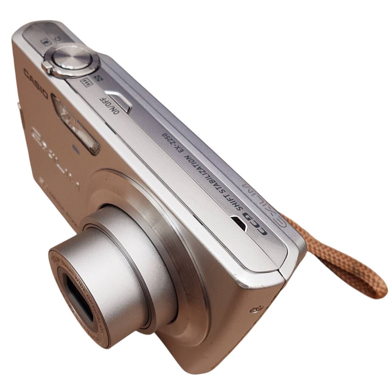 CASIO EXILIM EX-Z250 シャンパンゴールド 充電器付き 美品 長】CASIO EXILIM EX-Z250 レンズ沈胴式 光学4倍ズーム 箱・説明書