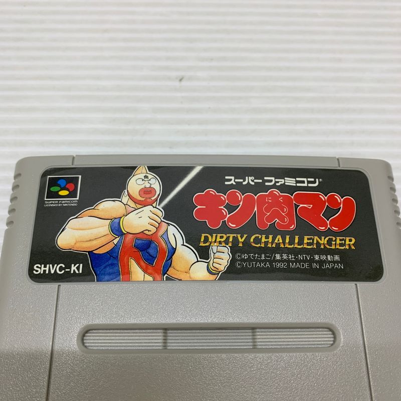 現状渡し品】 SFCソフト キン肉マン DIRTY CHALLENGER アクション