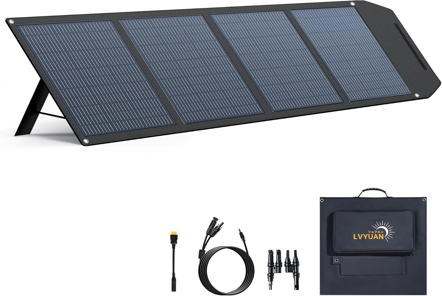 美品】 リョクエン(LVYUAN) ソーラーパネル 200W ポータブル電源用