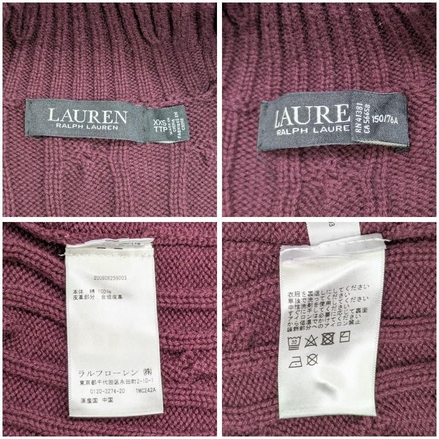 LAUREN RALPH LAUREN ローレン ラルフローレン ケーブルニット
