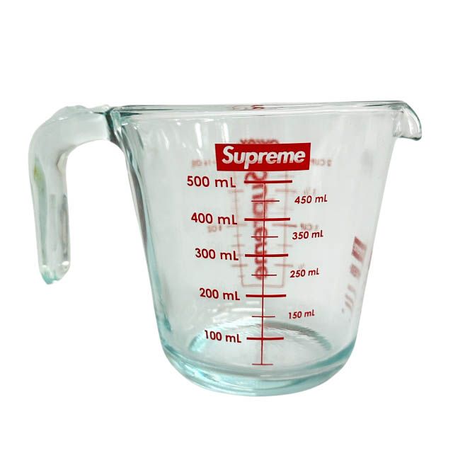 シュプリーム SUPREME 19AW Pyrex 2-Cup Measuring Cup プレップウェア 2カップ ガラス メジャーカップ 計量カップ ブランド古着ベクトル 中古☆AA★▲■260302