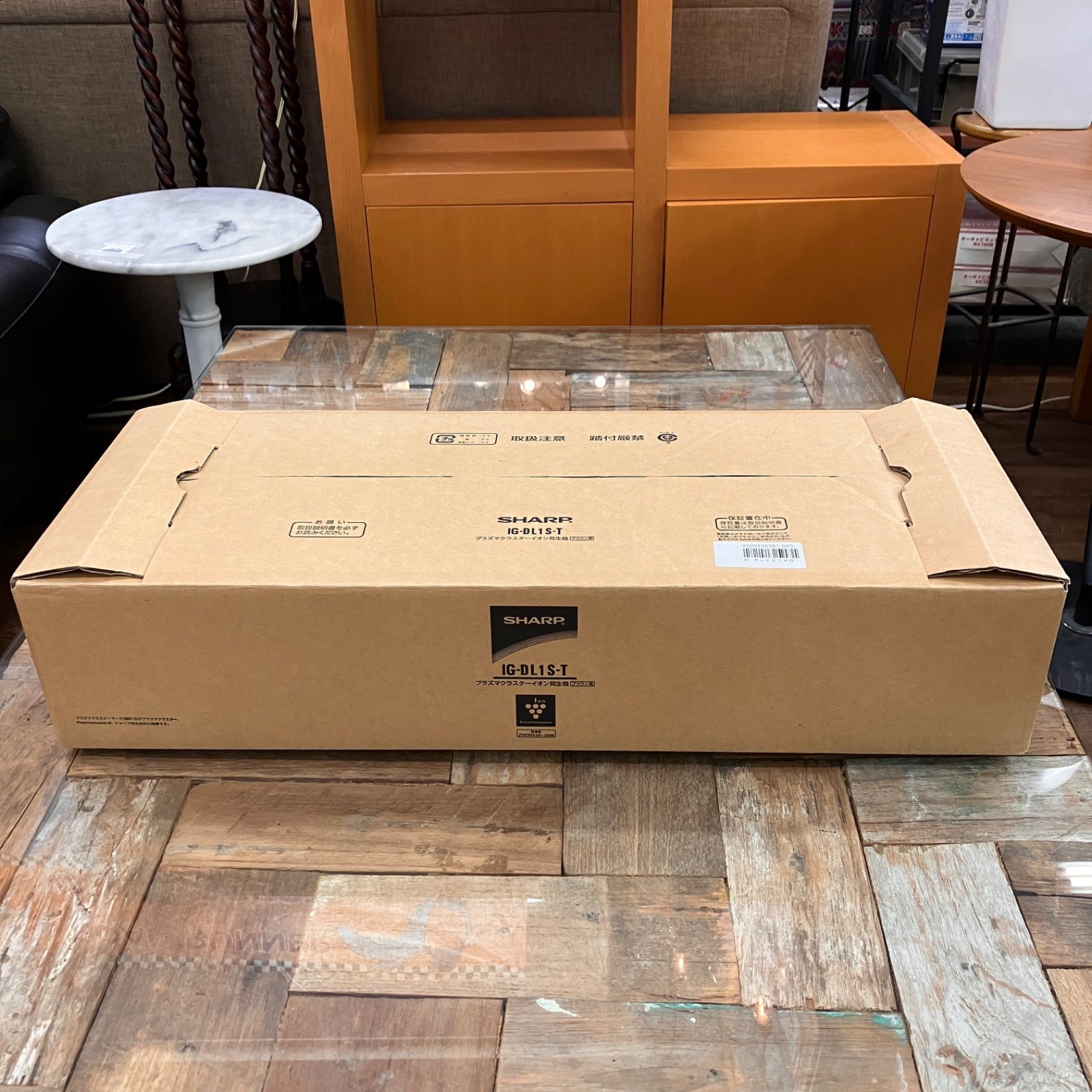 SHARP プラズマクラスターイオン発生機　IG-DL1S-T ブラウン系 未使用品 SHARP プラズマクラスターイオン発生機 IG-DL1S-T ブラウン