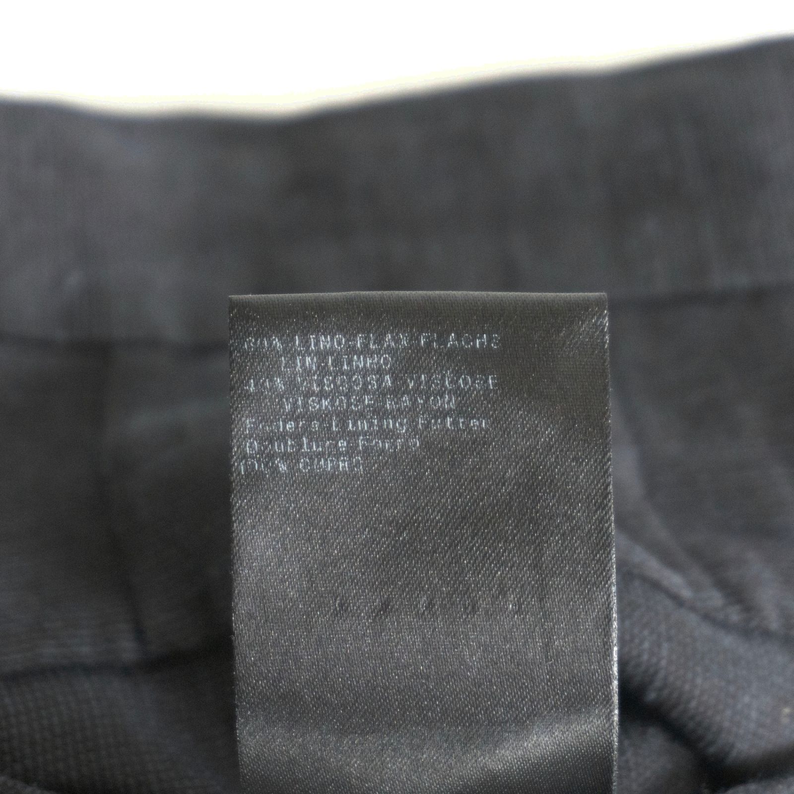美品】GIORGIO ARMANI【スラックスパンツ】ブラック ジョルジオ