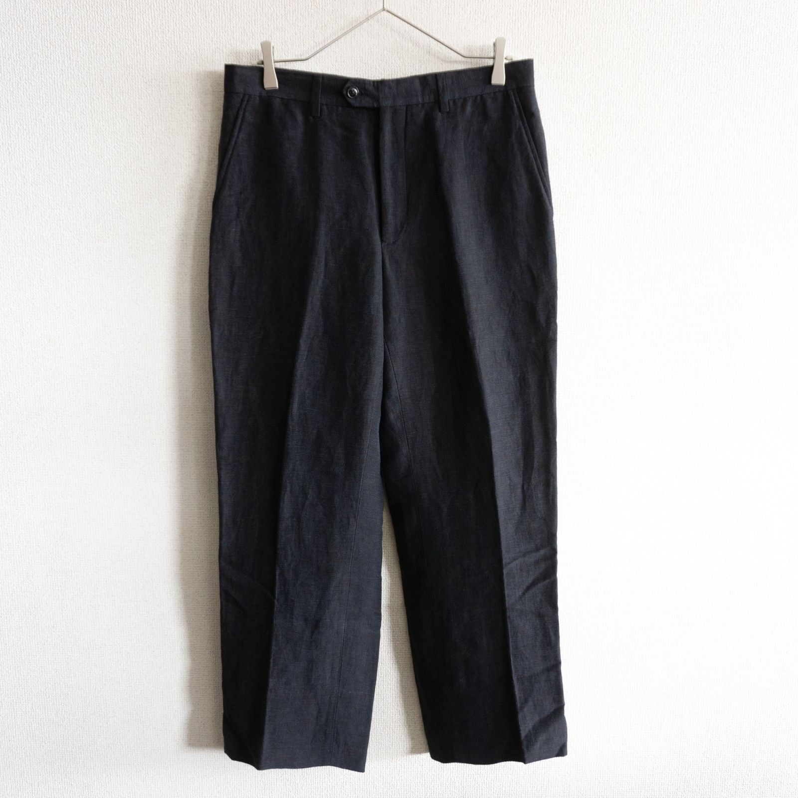 【美品】GIORGIO ARMANI【スラックスパンツ】ブラック ジョルジオアルマーニ 26070033 美品】GIORGIO ARMANI【スラックスパンツ】ブラック ジョルジオ