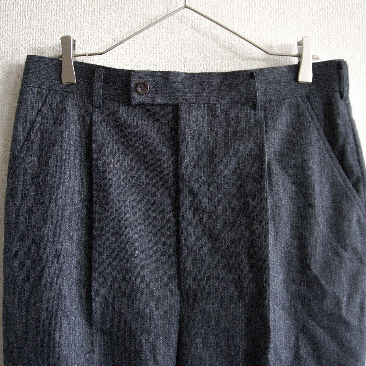 【美品】COMME des GARCONS HOMME 【ウール ツイード スラックス パンツ】Ｓ コムデギャルソン オム 26030413 美品】COMME des GARCONS HOMME 【ウール ツイード スラックス パンツ