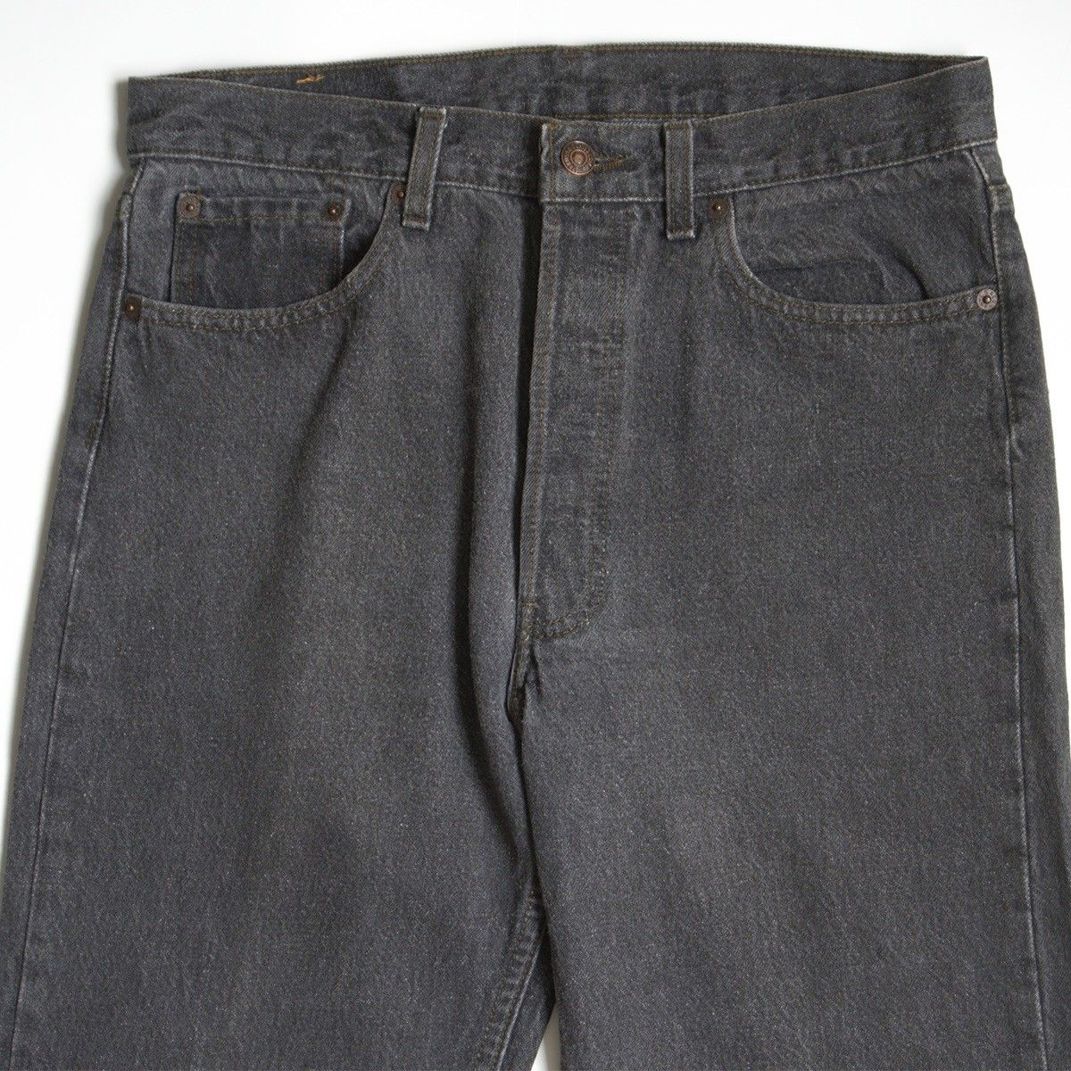 先染め/状態良好】 LEVI'S 【90s/501 ブラックデニム デニムパンツ】33