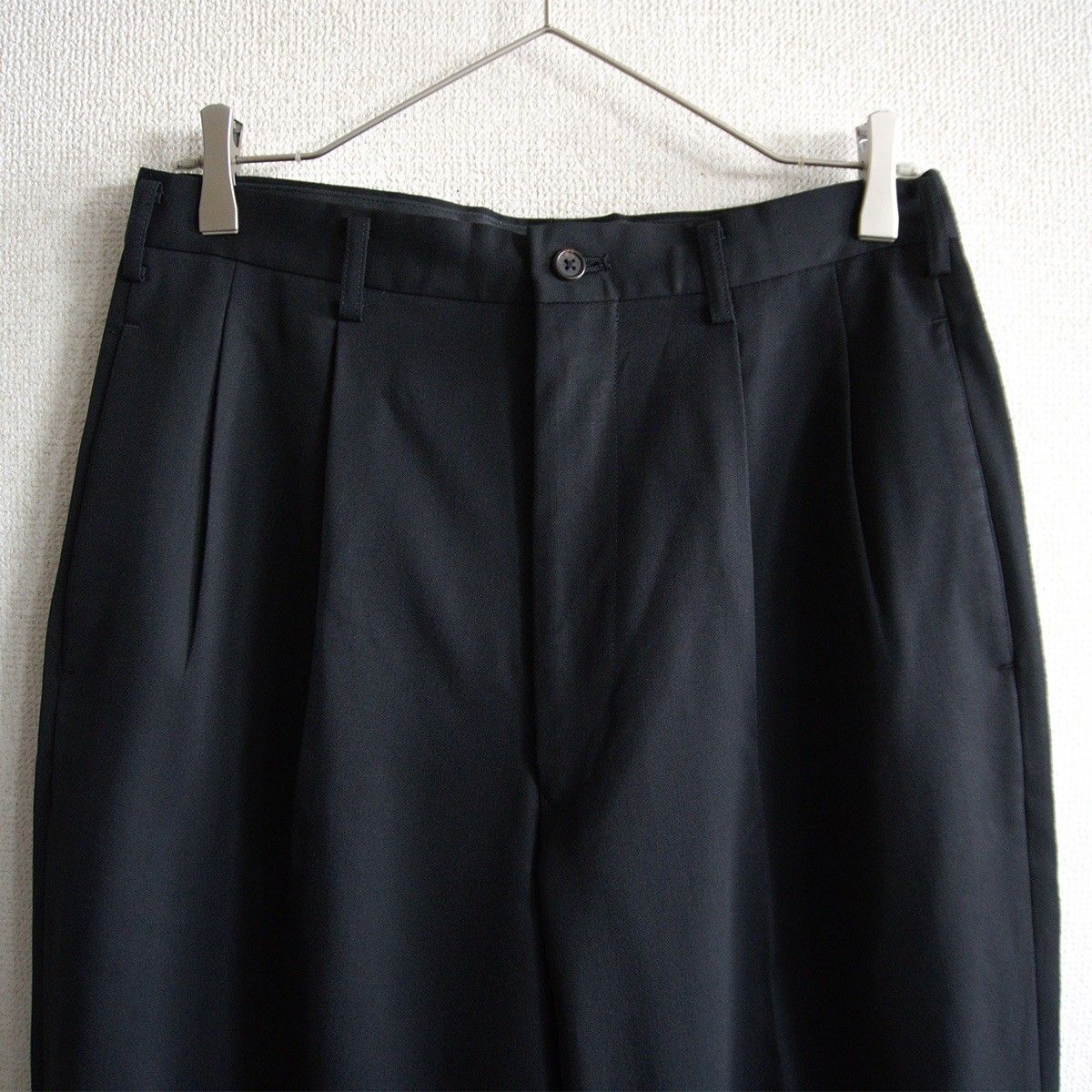 90s/アーカイブ】Y's for men【ワイド スラックス パンツ】M ウール