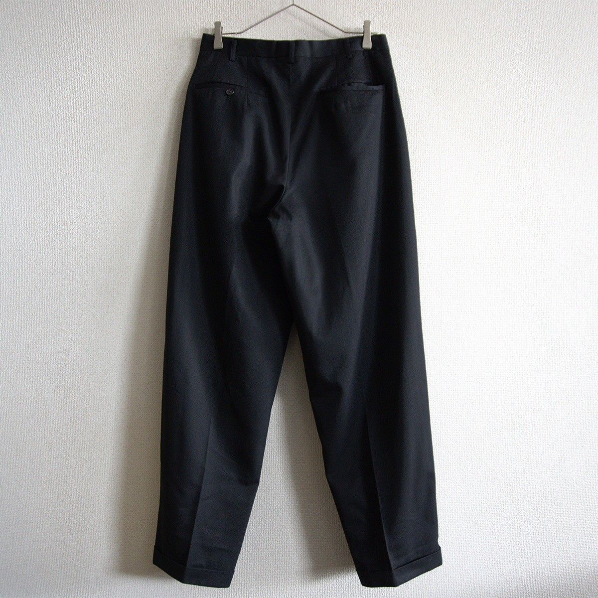90s/アーカイブ】Y's for men【ワイド スラックス パンツ】M ウール