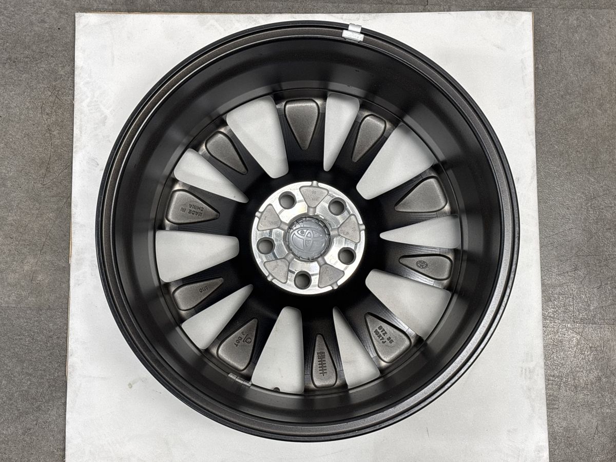 新車外し 美品】トヨタ 80 ハリアー G 純正 18in 7J +35 PCD114.3 4本 