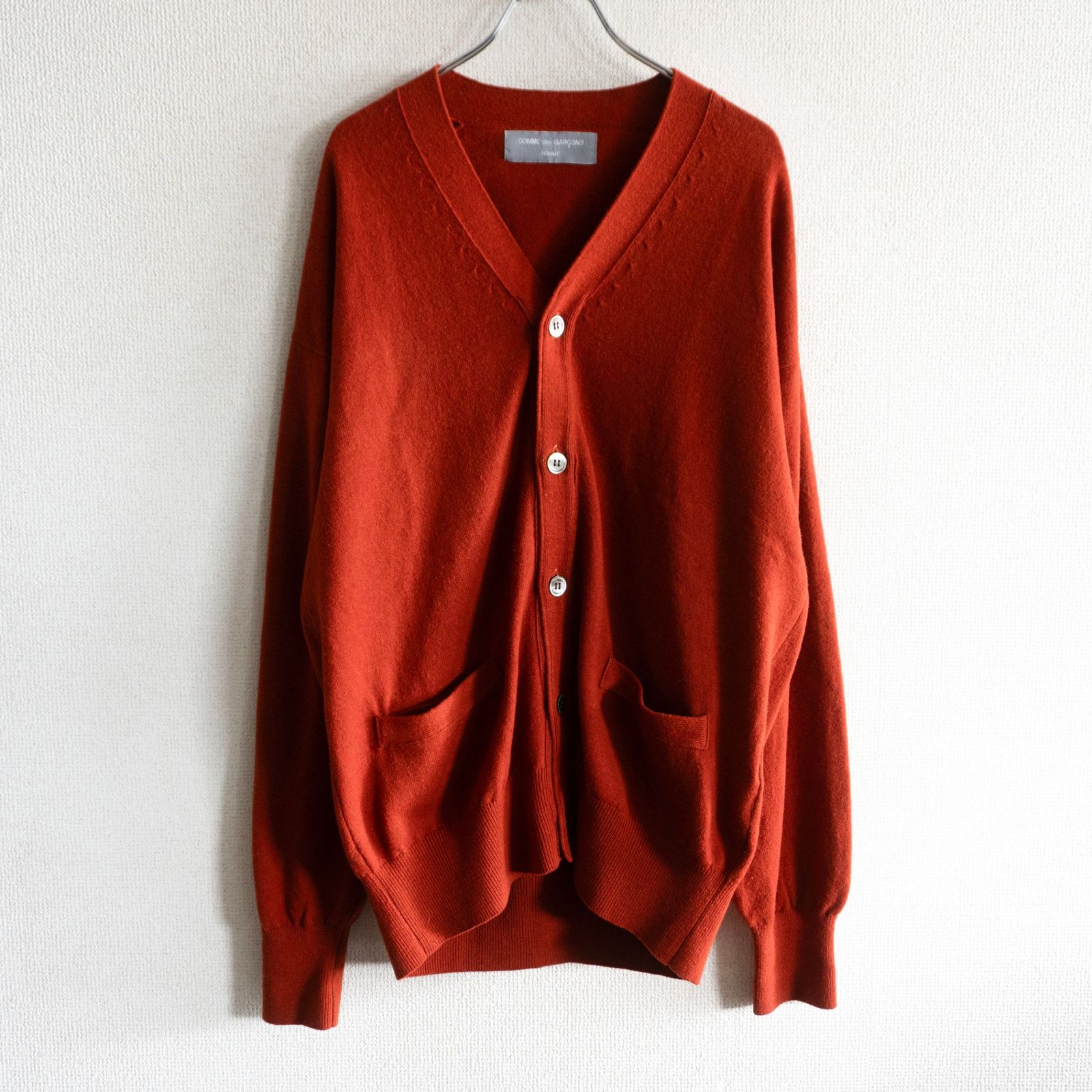 90s COMME des GARCONS HOMME サマーウールカーディガン 90S/アーカイブ】COMME des GARCONS HOMME 【ウールカーディガン