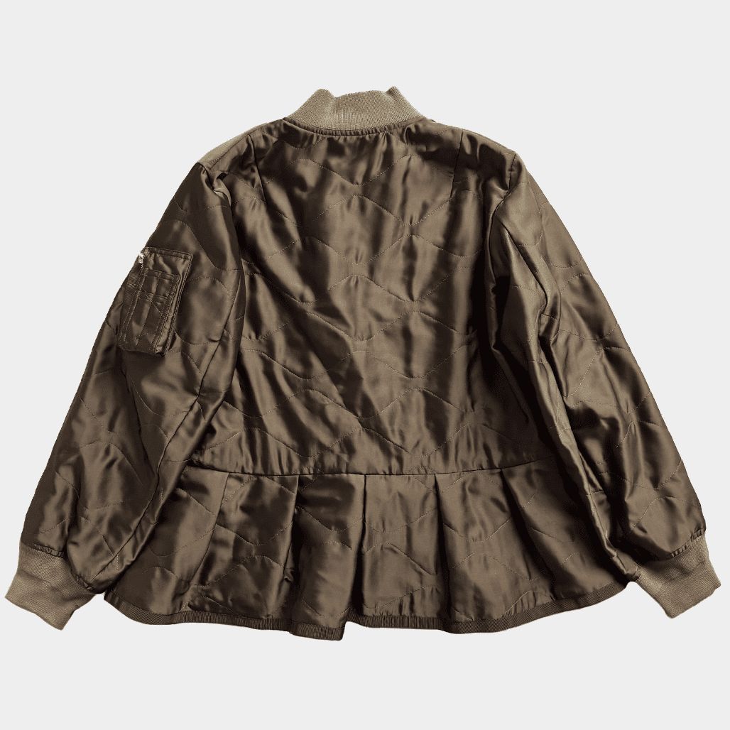 SACAI（サカイ） 2025SS シアーサテンMA-1ジャケット - メルカリ
